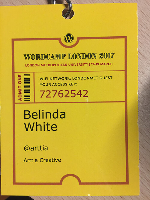 wordCamp London Badge WordCamp